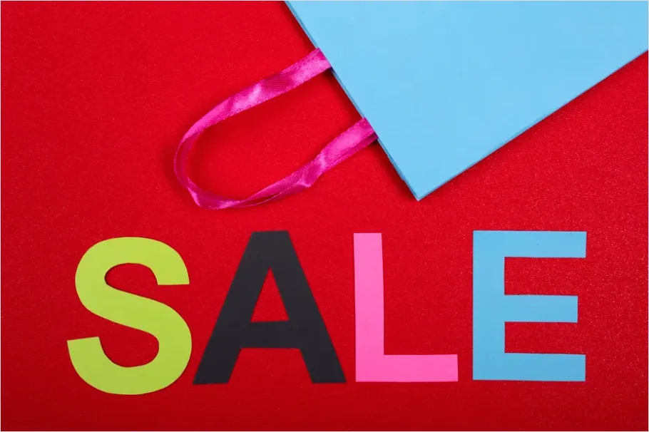 Holiday Sale Banner Background Bokeh Lights Fc11