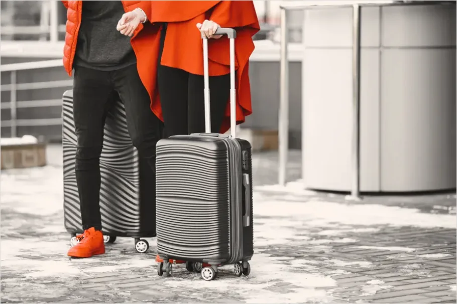 Detail Holiday Travel Airport With Suitcase Number 5