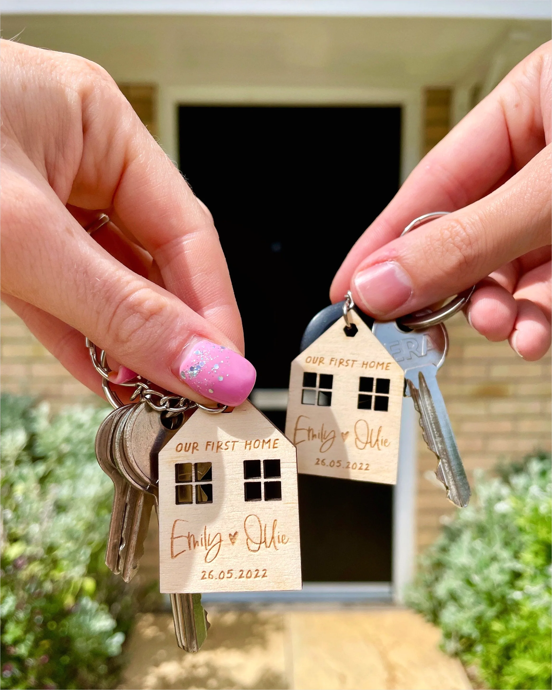 Detail House Keys On Keyring Number 22