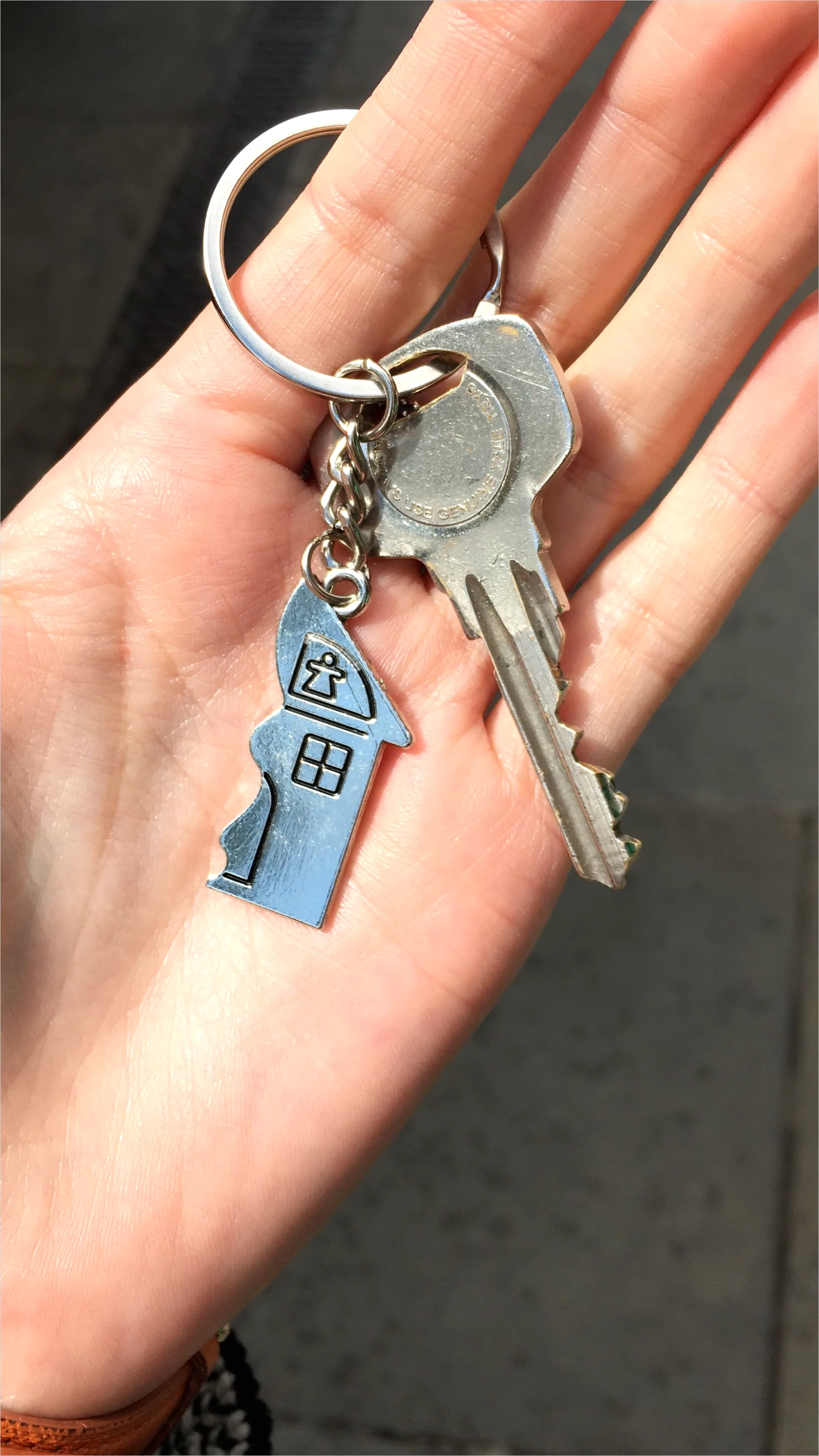 Detail House Keys On Keyring Number 24
