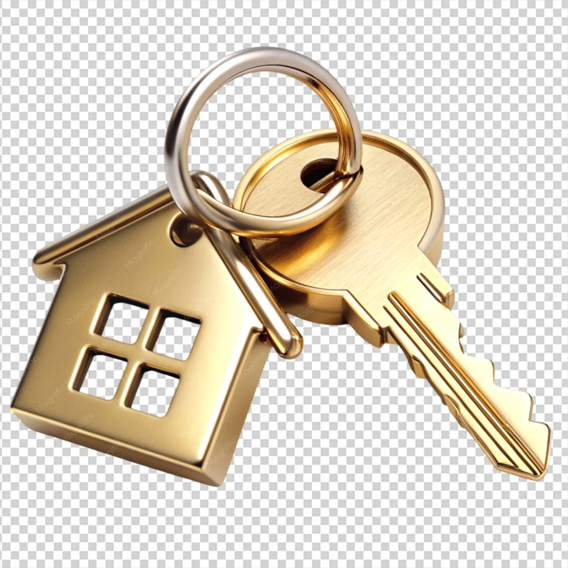 Detail House Keys On Keyring Number 25