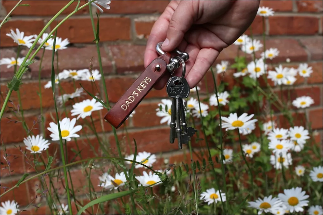Detail House Keys On Keyring Number 9