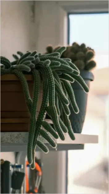 Detail Houseplant Pot On Shelf Number 7
