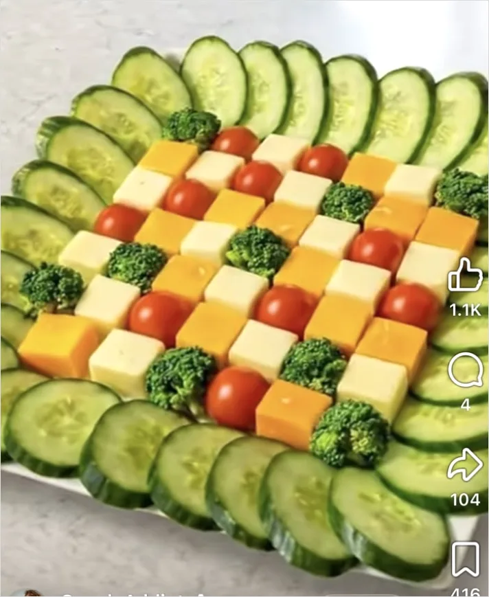 Detail Hummus Plate Pita Veggies Top View Number 11