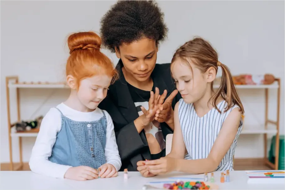 Detail Inclusive Classroom Diverse Kids Learning Together Number 5