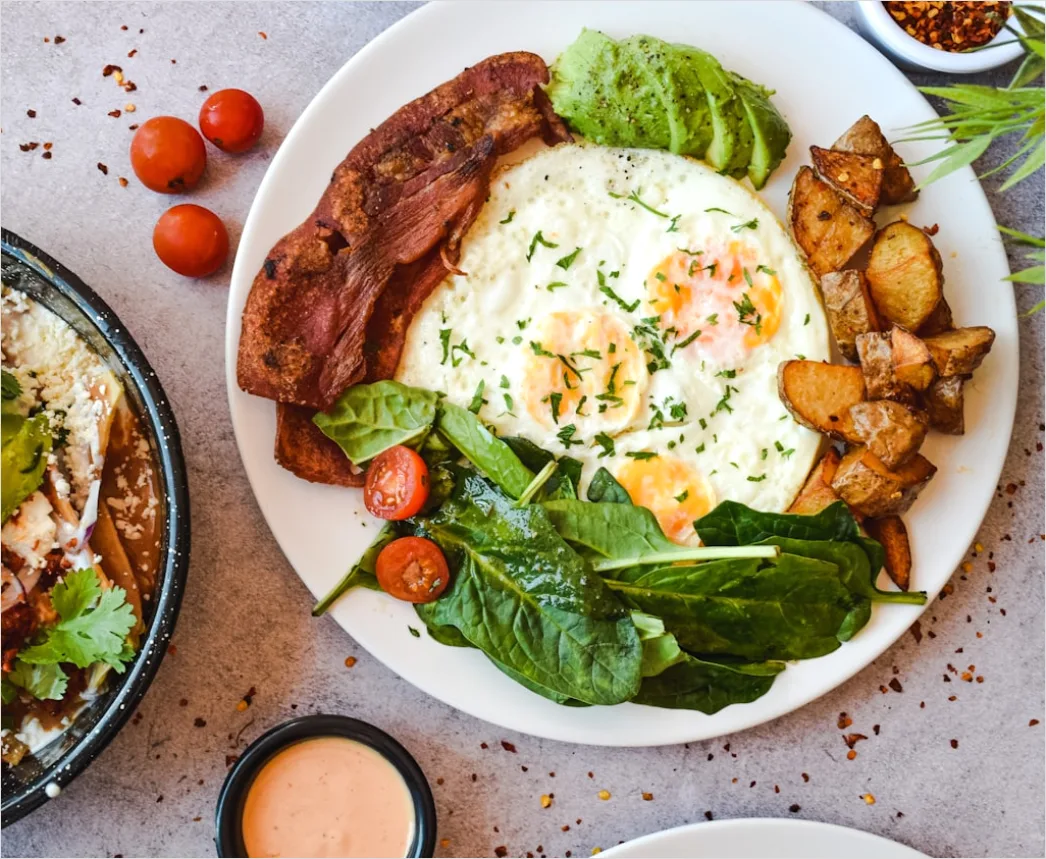 Detail Keto Meal Plate Protein Greens Number 10