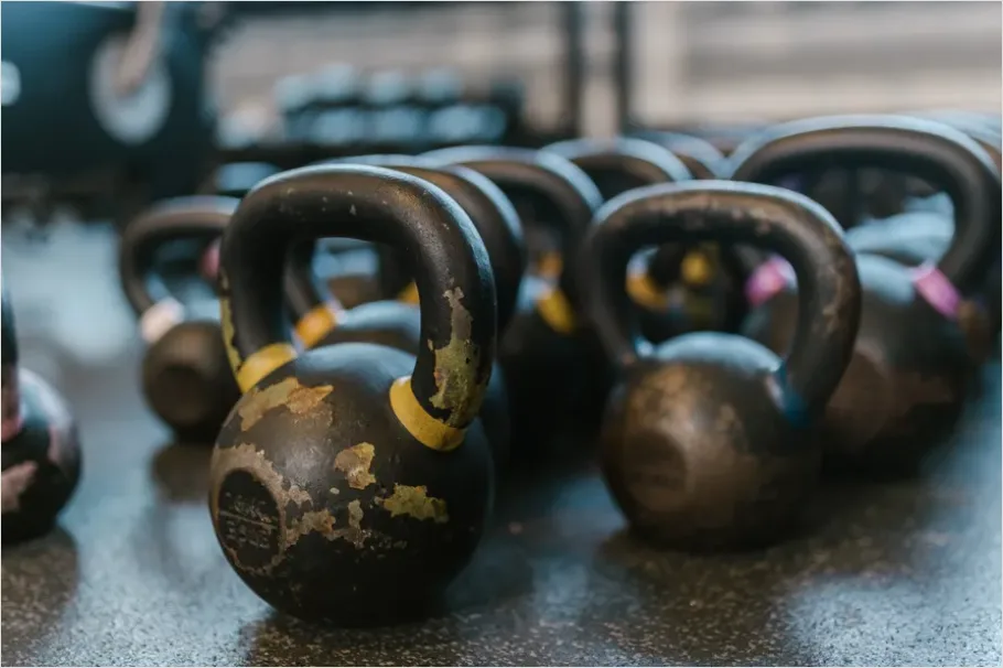 Detail Kettlebell Workout Equipment Close Up Number 2