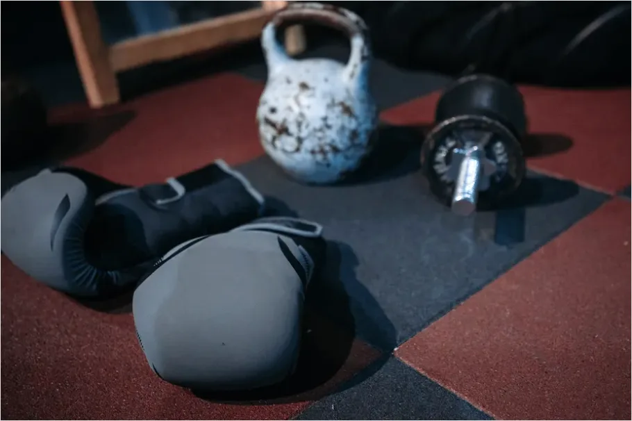 Detail Kettlebell Workout Equipment Close Up Number 11