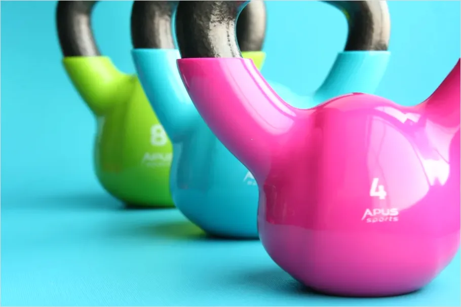 Detail Kettlebell Workout Equipment Close Up Number 13