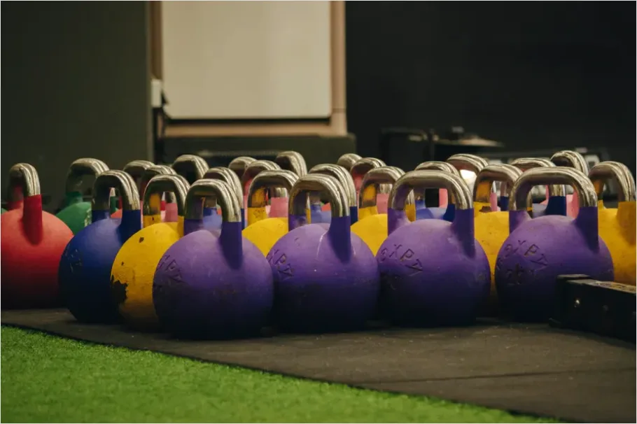Detail Kettlebell Workout Equipment Close Up Number 14