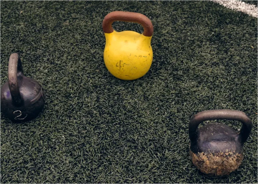 Detail Kettlebell Workout Equipment Close Up Number 15