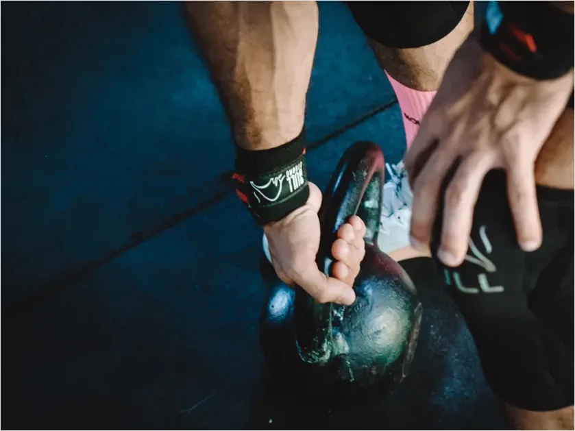 Detail Kettlebell Workout Equipment Close Up Number 16