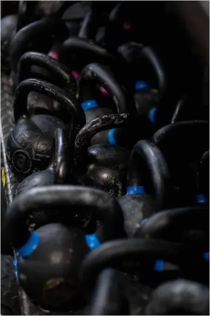Detail Kettlebell Workout Equipment Close Up Number 5