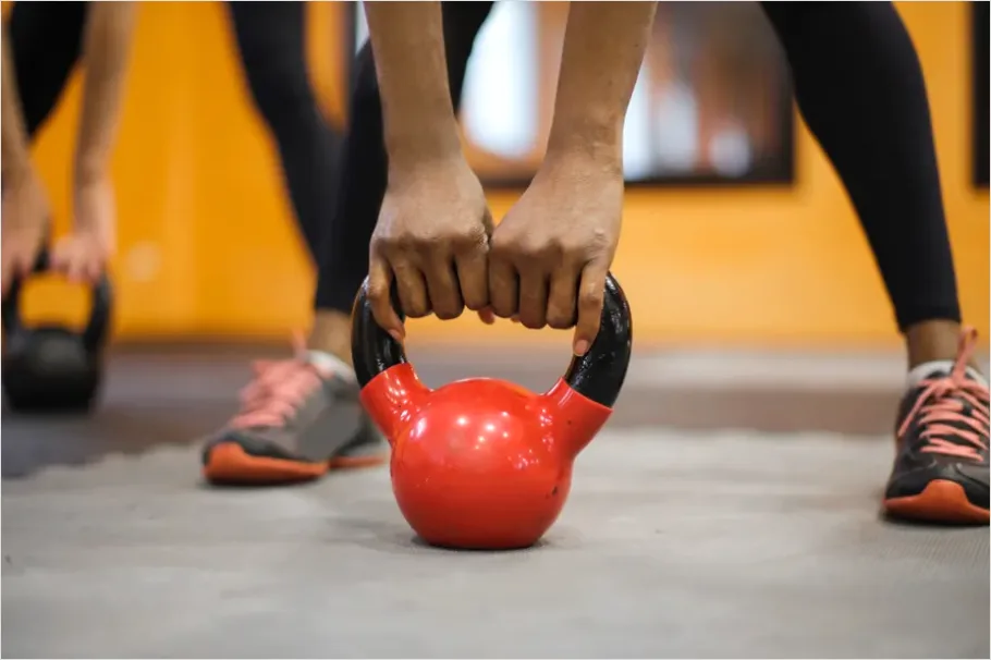 Detail Kettlebell Workout Equipment Close Up Number 9