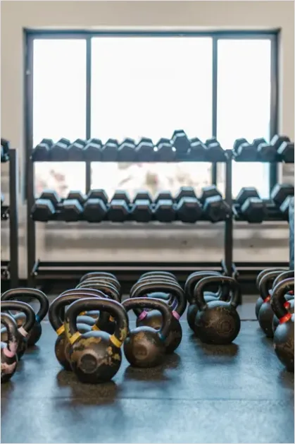 Detail Kettlebell Workout Equipment Close Up Number 10