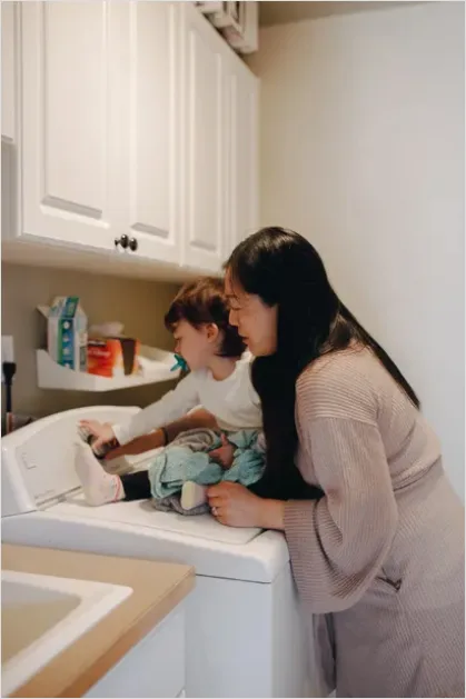 Detail Laundry Pile Parenting Real Life Moment Number 7