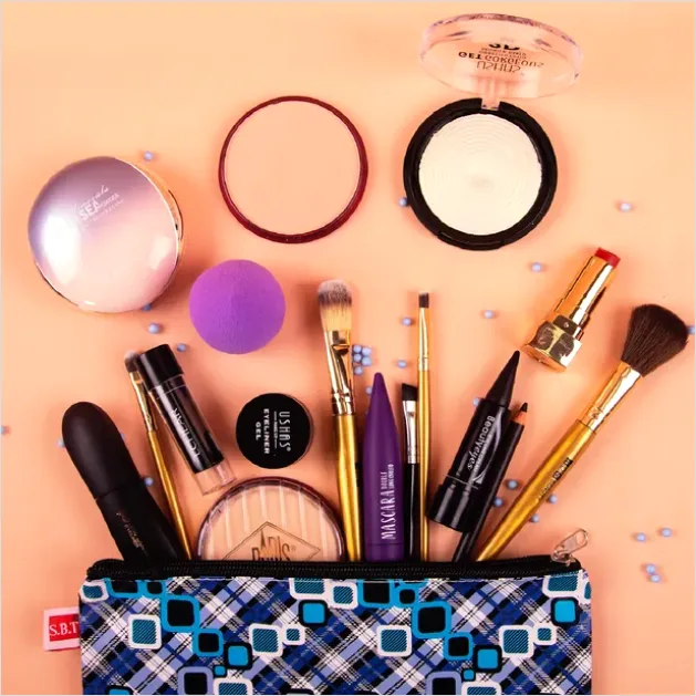 Detail Makeup Bag Essentials Flat Lay Number 5