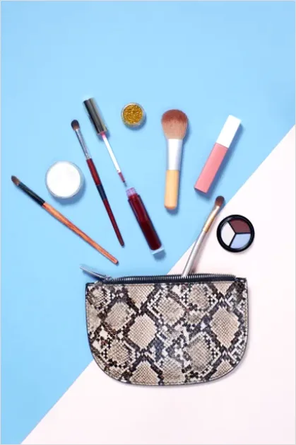 Detail Makeup Bag Essentials Flat Lay Number 6