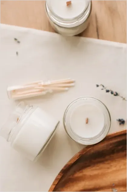 Detail Matches And Candle Flat Lay Number 5