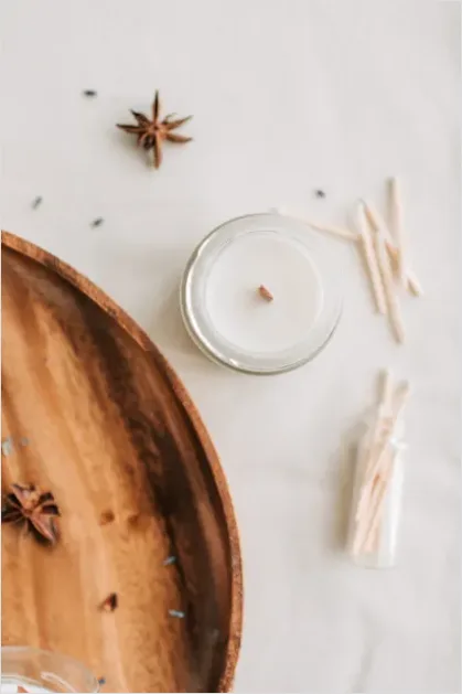 Detail Matches And Candle Flat Lay Number 8