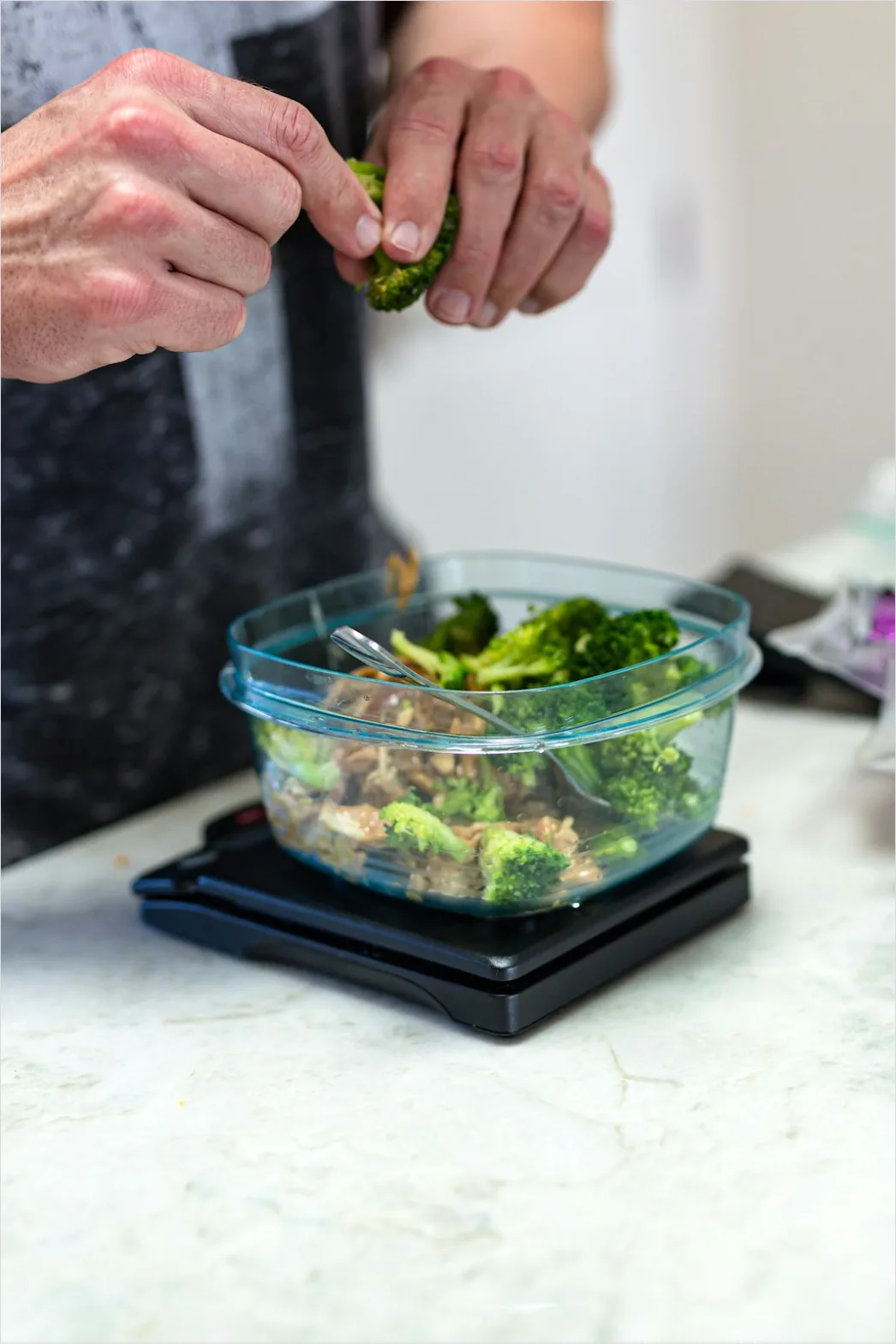 Detail Meal Prep Chicken Rice Containers Stacked Number 14