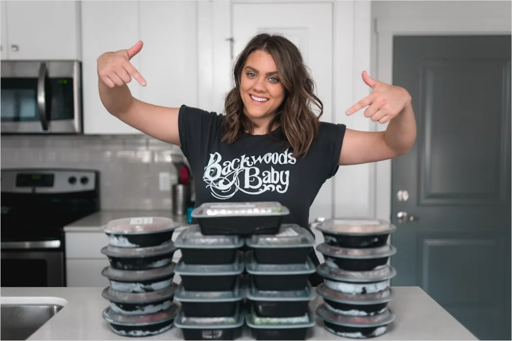 Detail Meal Prep Chicken Rice Containers Stacked Number 3