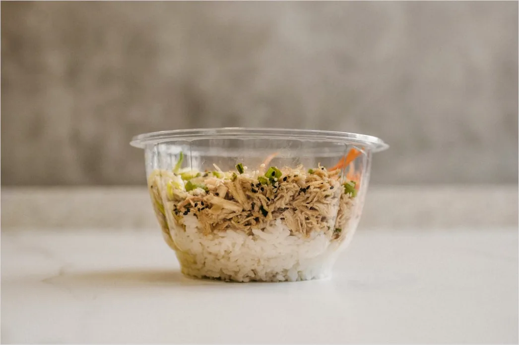 Detail Meal Prep Chicken Rice Containers Stacked Number 7
