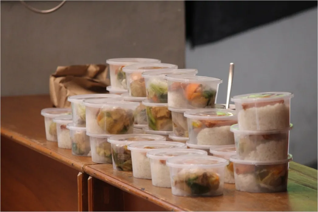 Detail Meal Prep Chicken Rice Containers Stacked Number 10