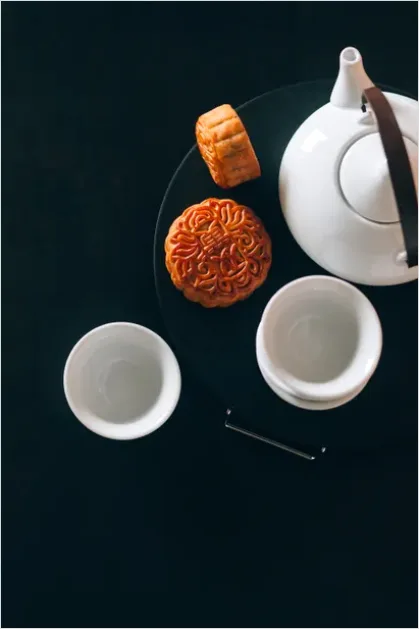 Detail Mid Autumn Festival Mooncakes Tea Set Number 2