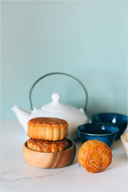 Detail Mid Autumn Festival Mooncakes Tea Set Number 16