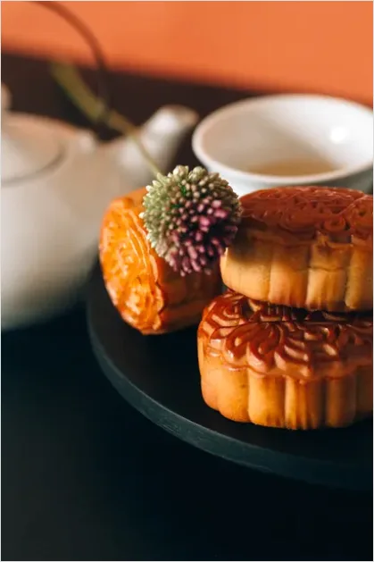 Detail Mid Autumn Festival Mooncakes Tea Set Number 3