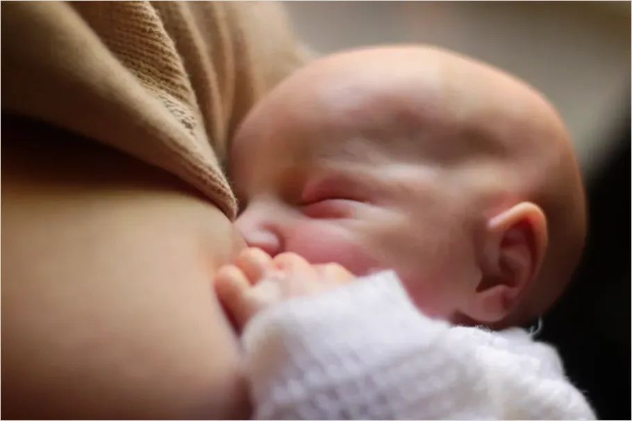 Detail Mother Breastfeeding Intimate Natural Moment Number 14