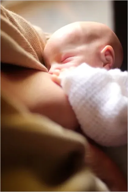 Detail Mother Breastfeeding Intimate Natural Moment Number 7