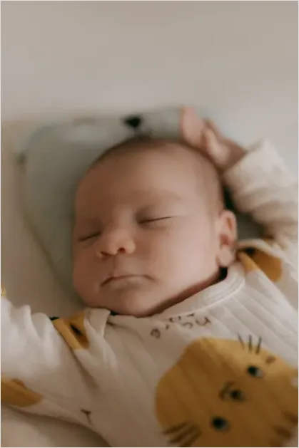 Detail Newborn Baby Sleeping In Crib Number 8