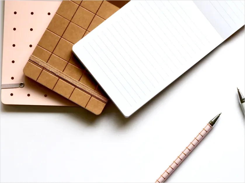 Detail Notebook And Pen Flat Lay Number 12