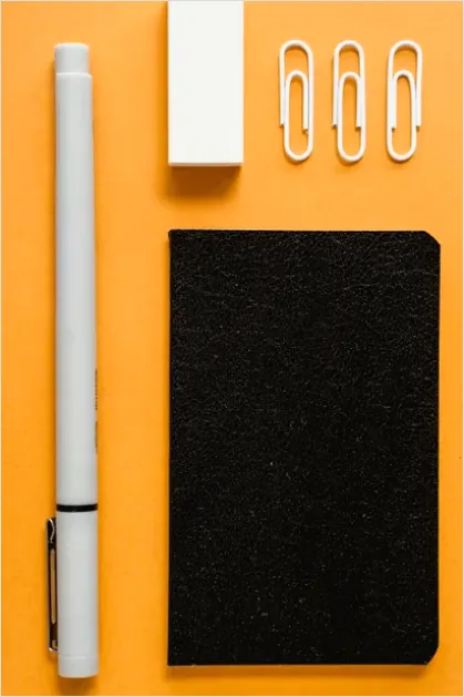Detail Notebook And Pen Flat Lay Number 13