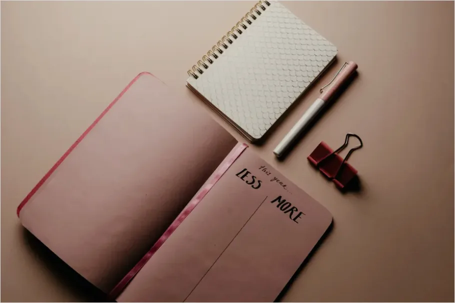 Detail Notebook And Pen Flat Lay Number 15