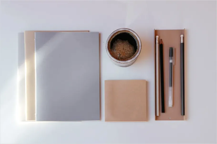 Detail Notebook And Pen Flat Lay Number 6