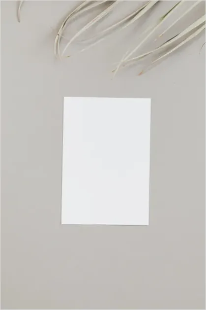 Detail Party Invitation Card Mockup Flat Lay Number 13