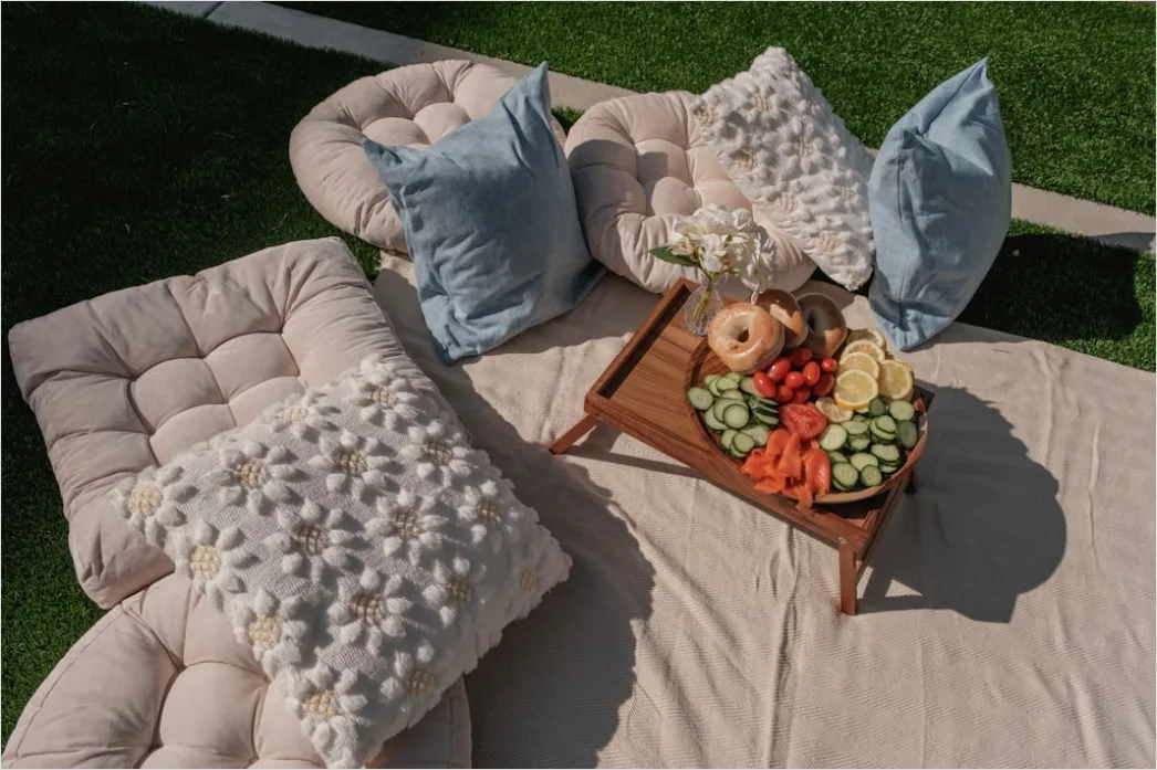 Detail Picnic Charcuterie Board Outdoor Blanket Number 5