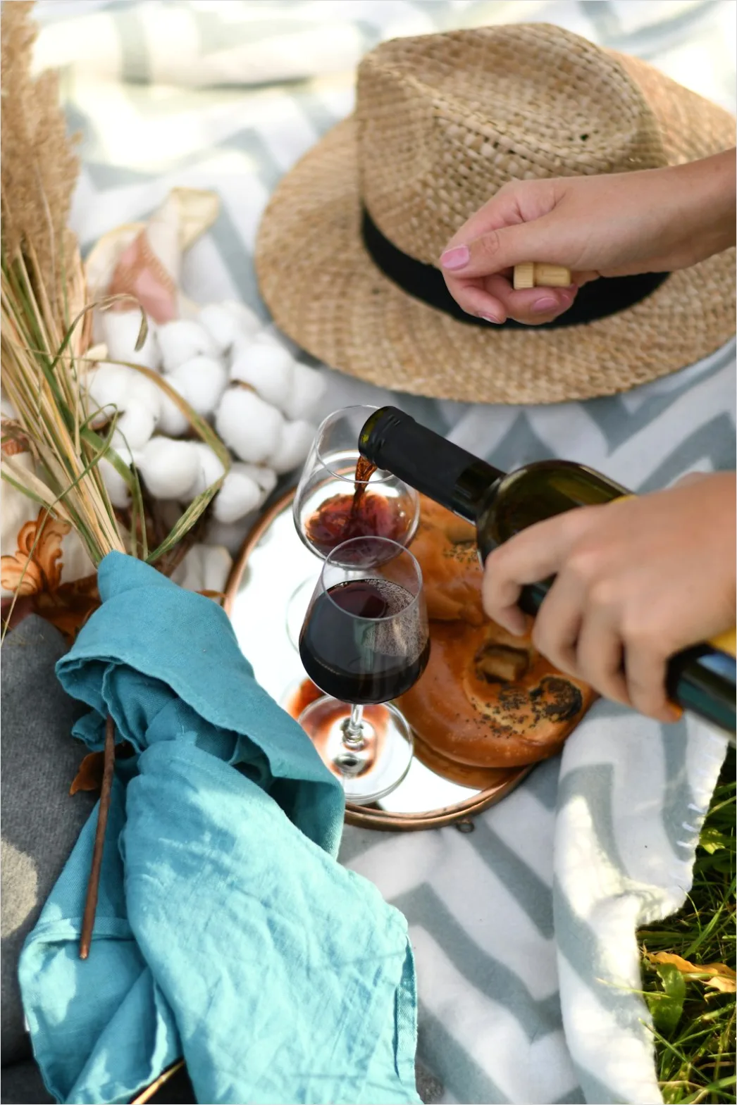Detail Picnic Charcuterie Board Outdoor Blanket Number 8