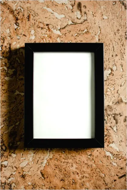 Detail Picture Frame Mockup On Wall Number 2