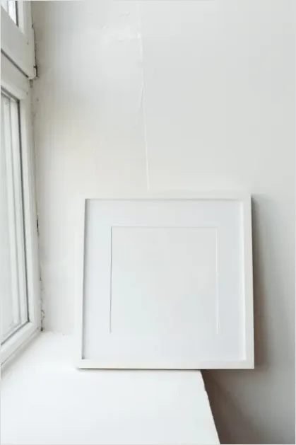 Detail Picture Frame Mockup On Wall Number 7
