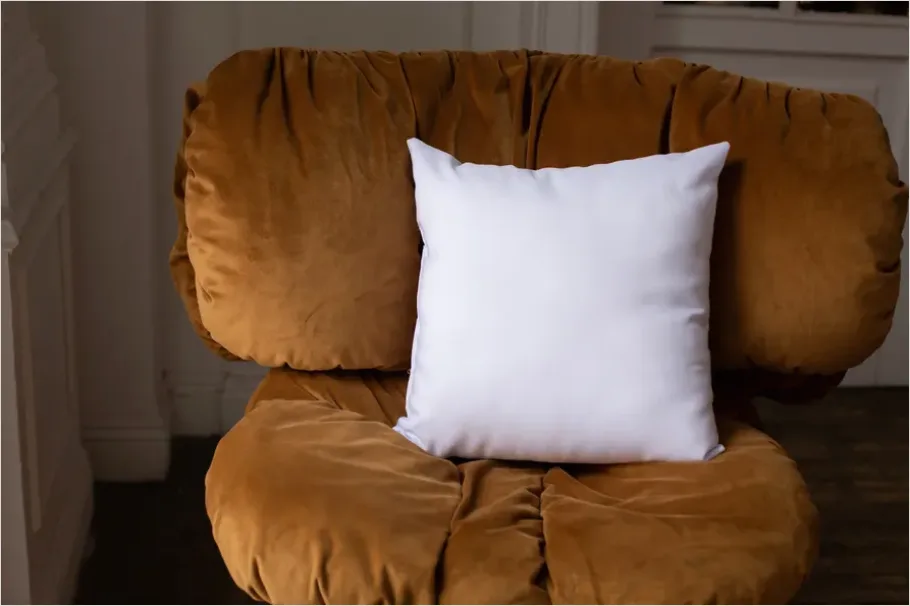 Detail Pillow Cushion On Chair Number 9