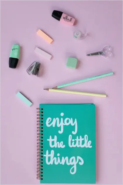 Detail Planner And Highlighters Flat Lay Number 14