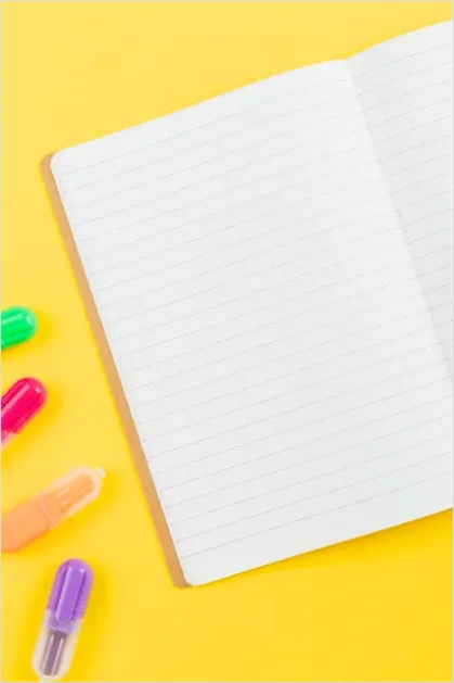 Detail Planner And Highlighters Flat Lay Number 5