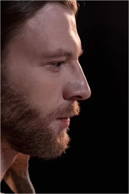 Detail Portrait Of Handsome Man Close Up Number 10