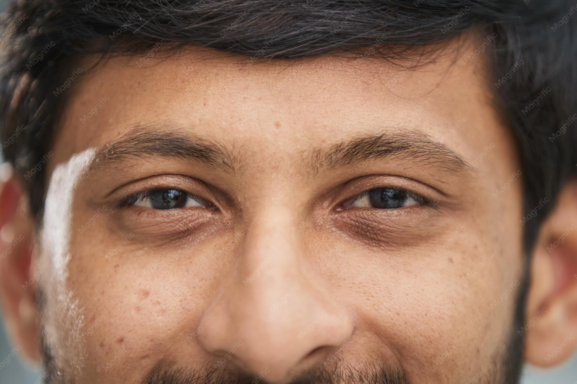 Detail Portrait Of Handsome Man Close Up Number 2