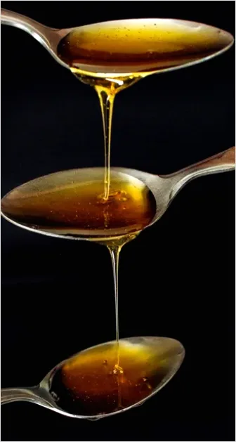 Detail Pouring Syrup Slow Motion Drip Moment Number 14