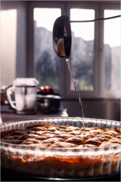 Detail Pouring Syrup Slow Motion Drip Moment Number 16